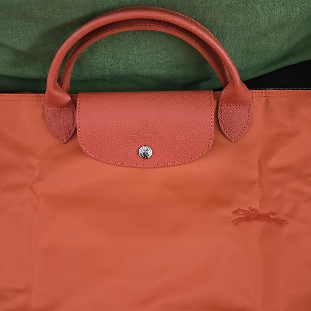 Longchamp Orange Travel Bag - Picture 5 of 11